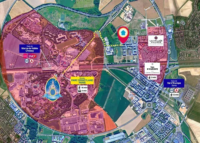 Disneyland-Paris, 4Pers Wifi, Parking,