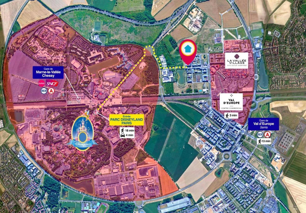 Disneyland-paris, 4pers Wifi, Parking, Apartment